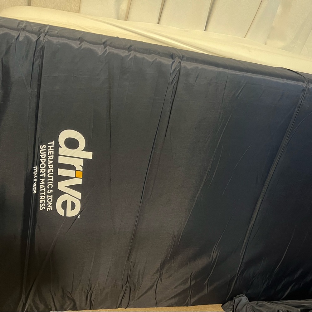 Black Quilted Mattress Cover with Insulating Channels